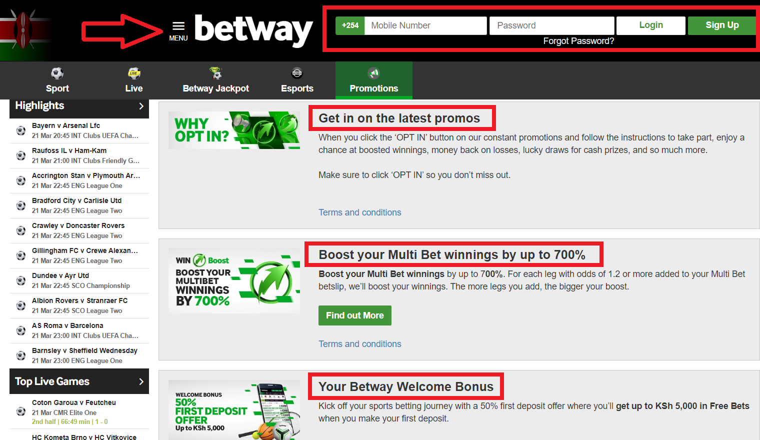 First-Time User Bonuses: Betway Sign-Up Bonus Explained